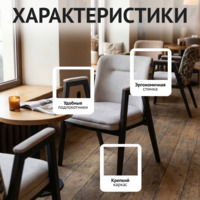 Фотография Стул Бали, велюр Тедди 023, гобелен Леда, ножки бук морилка черная Фотография товара Стул Бали, велюр Тедди 023, гобелен Леда, ножки бук морилка черная от компании ChiedoCover.