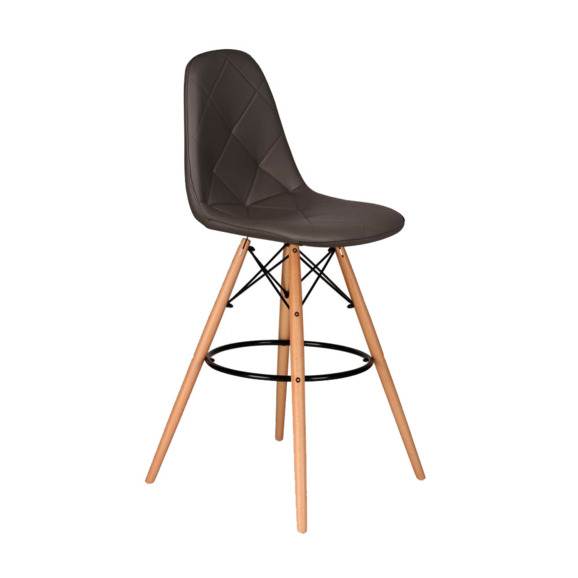 Cтул Eames DSW ECO Барный Серый - фото 1