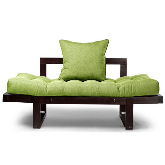 Кресло Рэмо венге, зеленое - фото 6