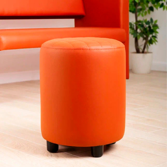 Пуф Тепал, экокожа, оранжевый - фото 4