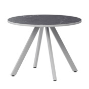 Фотография товара Стол нераздвижной Лаки мини 900мм, даркстоун, белый муар от компании ChiedoCover.