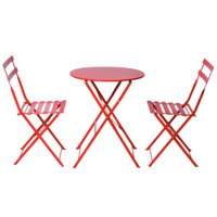 Настоящее фото товара Комплект садовой мебели Alacrity, красный, произведённого компанией ChiedoCover