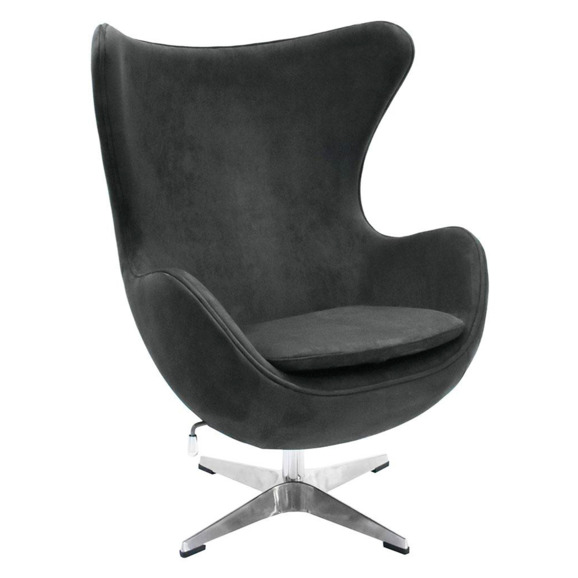 Кресло EGG CHAIR, графит - фото 1