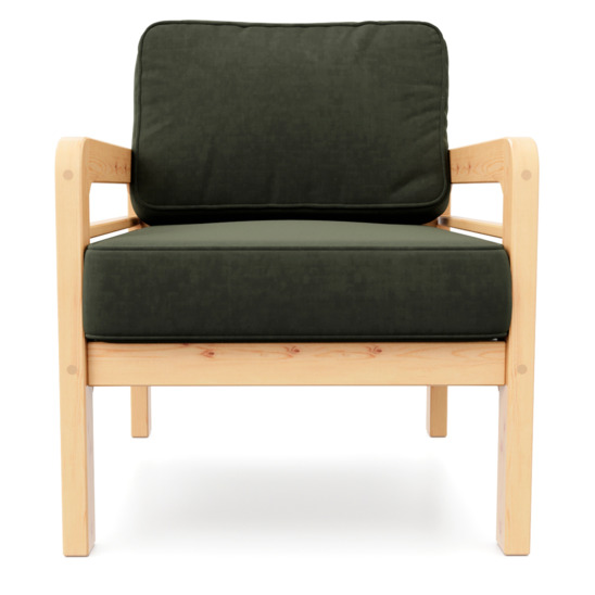 Кресло Эмма, тёмно-зеленое - фото 2