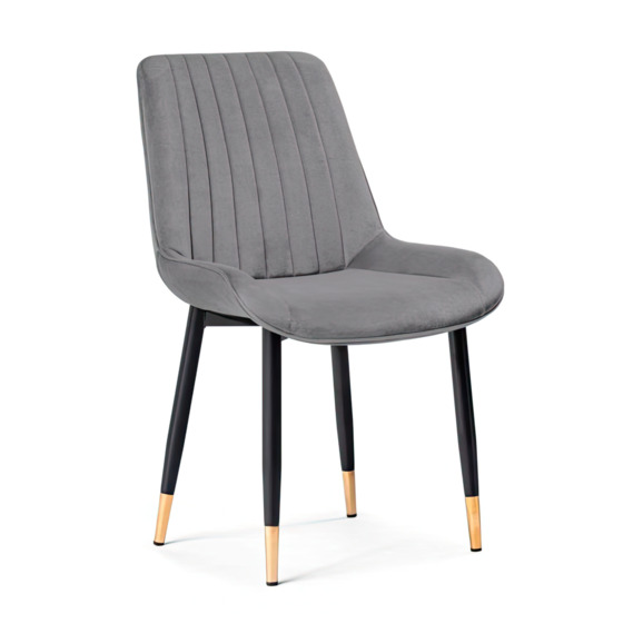 Стул Seda 1 dark gray / gold / black - фото 1