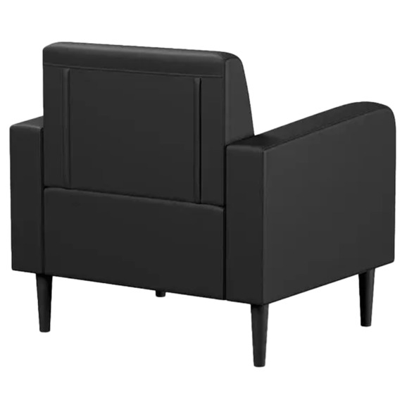 Кресло Папилла, экокожа, черный Кресло Папилла, экокожа, черный - фото 3