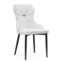 Фотография Стул на металлокаркасе Neli white / black от производителя ChiedoCover, картинка продукции, реальное фото товара Настоящее фото товара Стул на металлокаркасе Neli white / black, произведённого компанией ChiedoCover