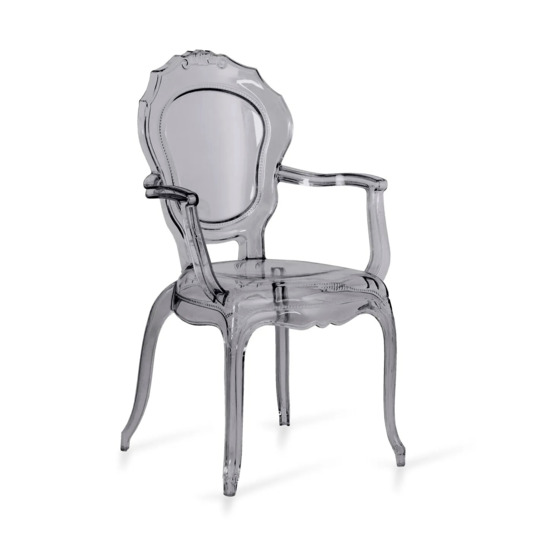 Кресло Gentry, серый с подлокотниками - фото 1