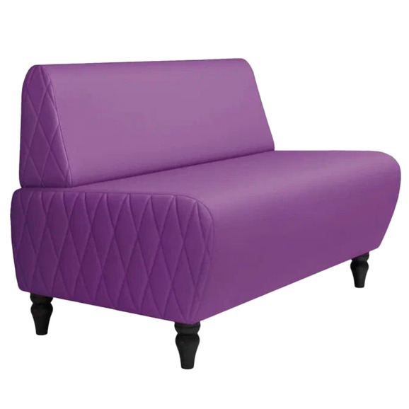 Диван Лотик, экокожа, фиолетовый Диван Лотик, экокожа, фиолетовый - фото 1