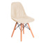 Настоящее фото товара Чехол Е04 на стул Eames, бежевый, произведённого компанией ChiedoCover