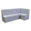 Настоящее фото товара Диван Flower угловой, серый, произведённого компанией ChiedoCover