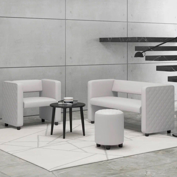 Пуф Тепал, экокожа, белый - фото 7