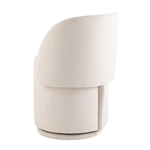 Пуф-трансформер Таунсвилл вращающийся с ящиком, букле молочный Пуф-трансформер Таунсвилл вращающийся с ящиком, букле молочный - фото 4