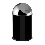 Фотография товара Урна с плавающей крышкой ALDA, 8 литров, черная от компании ChiedoCover.