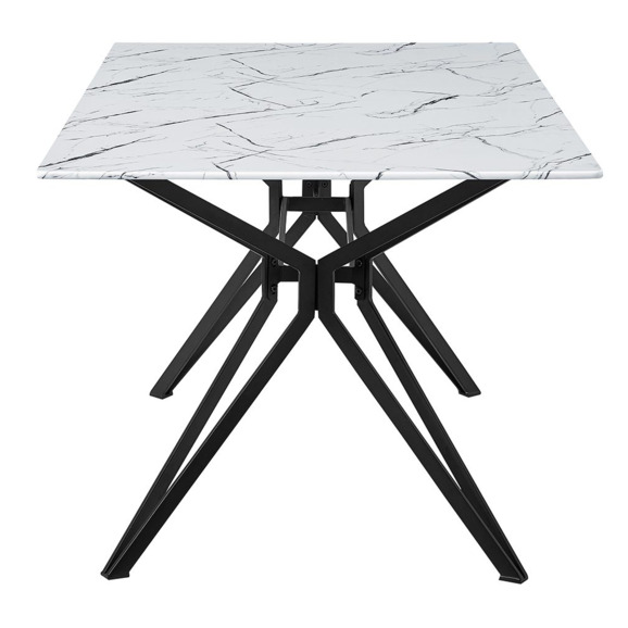 Стол Импульс, белый, черный - фото 3