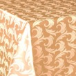 Стол Лидер 9 с Чехлом для стола 20 - ткань в цвете 1625-141119 бежевый
