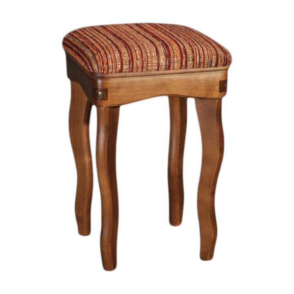 Табурет Калма, массив березы, хасир терракот - фото 1