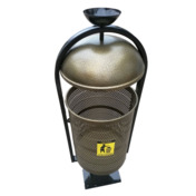 Фотография товара Уличная урна КОСМОС 20 л, бронза от компании ChiedoCover.