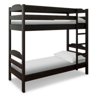 Настоящее фото товара Двухъярусная кровать Тандем черный, произведённого компанией ChiedoCover