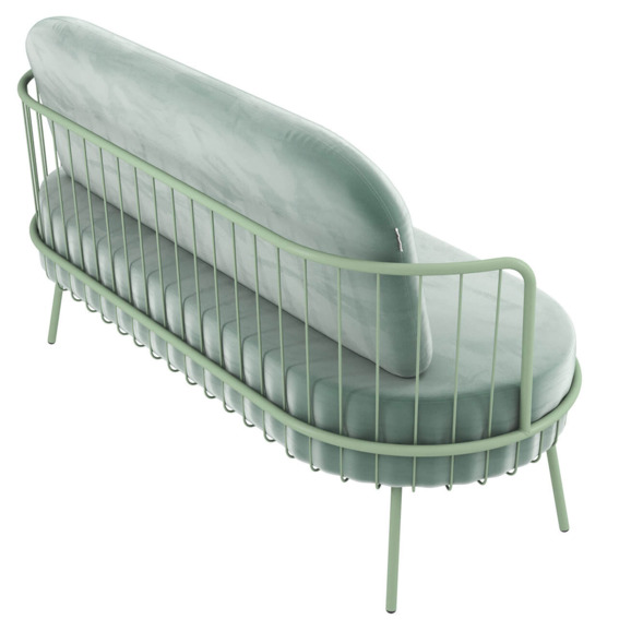 Диван Rose, мятный - фото 4