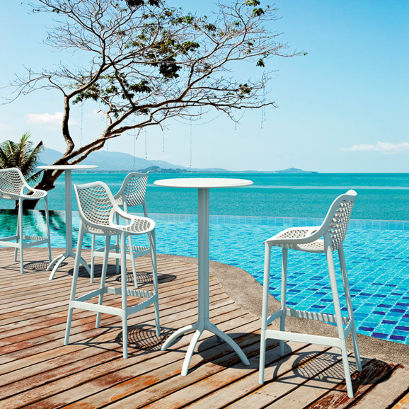 Стул пластиковый барный Air Bar - фото 5