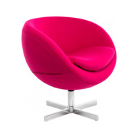 Настоящее фото товара Дизайнерское кресло малиновое, произведённого компанией ChiedoCover