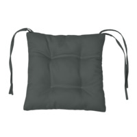 Настоящее фото товара Подушка с завязками на стул, темно-серый, произведённого компанией ChiedoCover