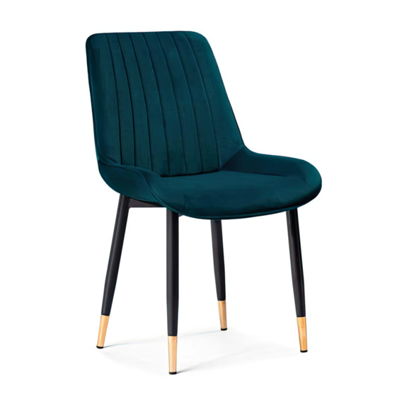 Стул Seda 1 green / gold / black - фото 1