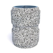 Фотография товара Урна бетонная уличная Бастилия, мрамор шахматка от компании ChiedoCover.