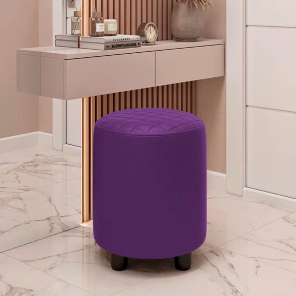 Пуф Тепал, экокожа, фиолетовый - фото 5