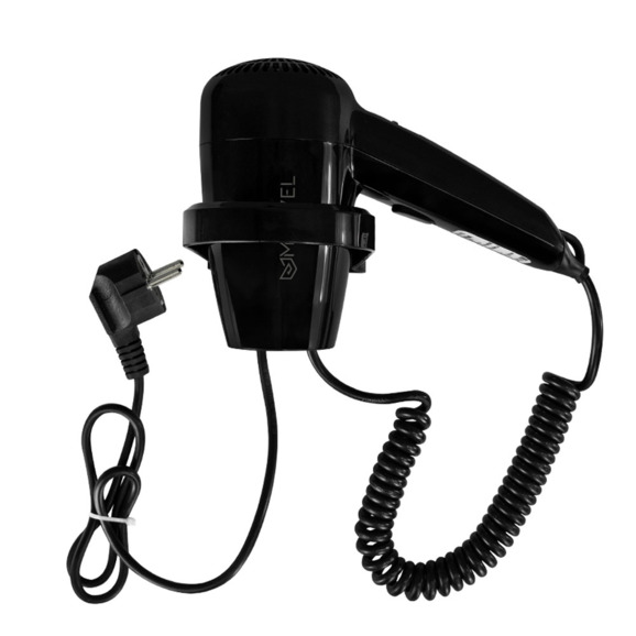 Фен для волос настенный Meyvel MF3-1300 (Black) - фото 1