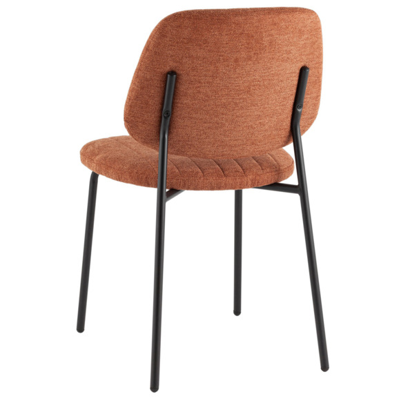 Стул обеденный Patrys, терракот, рогожка - фото 5