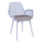 Настоящее фото товара Стул пластиковый Майдо, голубой, произведённого компанией ChiedoCover