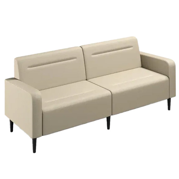 Диван Папилла, экокожа, 202 см, кремовый Диван Папилла, экокожа, 202 см, кремовый - фото 1