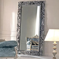 Настоящее фото товара Напольное зеркало Кингстон Florentine Silver, произведённого компанией ChiedoCover