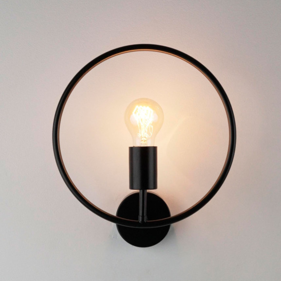 Светильник настенный Крейс Сахара, чёрный - фото 3