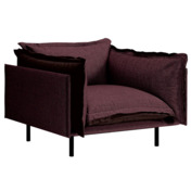 Фотография товара Кресло Barcelona, фиолетовый, коричневый от компании ChiedoCover.