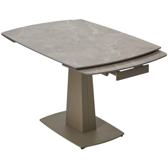 Стол BALDE 140 MATT LATTE STONE SOLID CERAMIC / TAUPE - фото 3