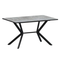 Фотография Стол нераздвижной Сири 1200 Р20, фаерстоун, черный муар от производителя ChiedoCover, картинка продукции, реальное фото товара Настоящее фото товара Стол нераздвижной Сири 1200 Р20, фаерстоун, черный муар, произведённого компанией ChiedoCover