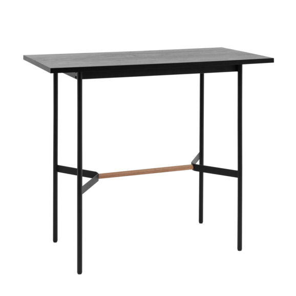 Стол барный Knobb 120*60 черный, столешница - фото 1