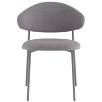 Фотография товара Стул Evan, велюр, серый от компании ChiedoCover.