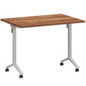 Фотография товара Стол мобильный складной таксония, белый, 25 мм, 100*70 от компании ChiedoCover.