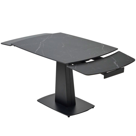 Стол BALDE 140 MATT BLACK MARBLE SOLID CERAMIC / BLACK - фото 5