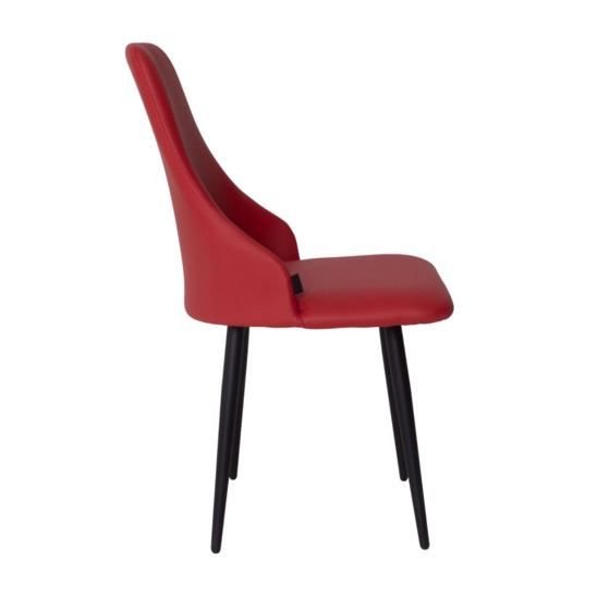Стул Аэр, экокожа Ecotex 3021, ножки металл 32*18 RAL 3020 - фото 6