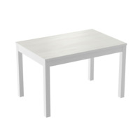 Настоящее фото товара Стол Гласс-1Д, экстрабелый, белый глянцевый, произведённого компанией ChiedoCover