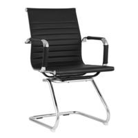 Настоящее фото товара Кресло для посетителей TopChairs Visit, черное, произведённого компанией ChiedoCover