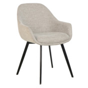 Фотография товара Стул кухонный Glow, светло-бежевый, черный от компании ChiedoCover.