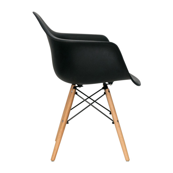 Стул Eames DAW черный - фото 2