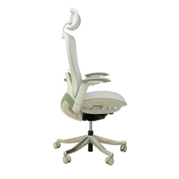 Офисное поворотное кресло Sparx ft-3 enigma plus white / grey, mesh, светло-серый - фото 3