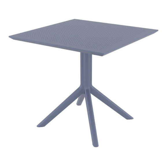 Стол пластиковый Sky Table темно-серый - фото 1